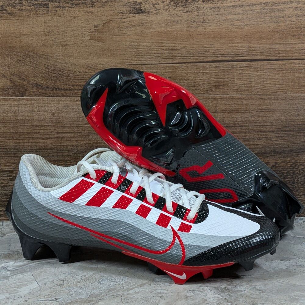 Nike Vapor Edge Speed 360 Men's 9 Black Red White Football Cleats DQ5110-061